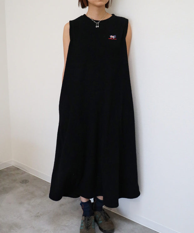 TES COMFORTABLE PILE NOSLEEVE ONE PIECE/ ワンピース