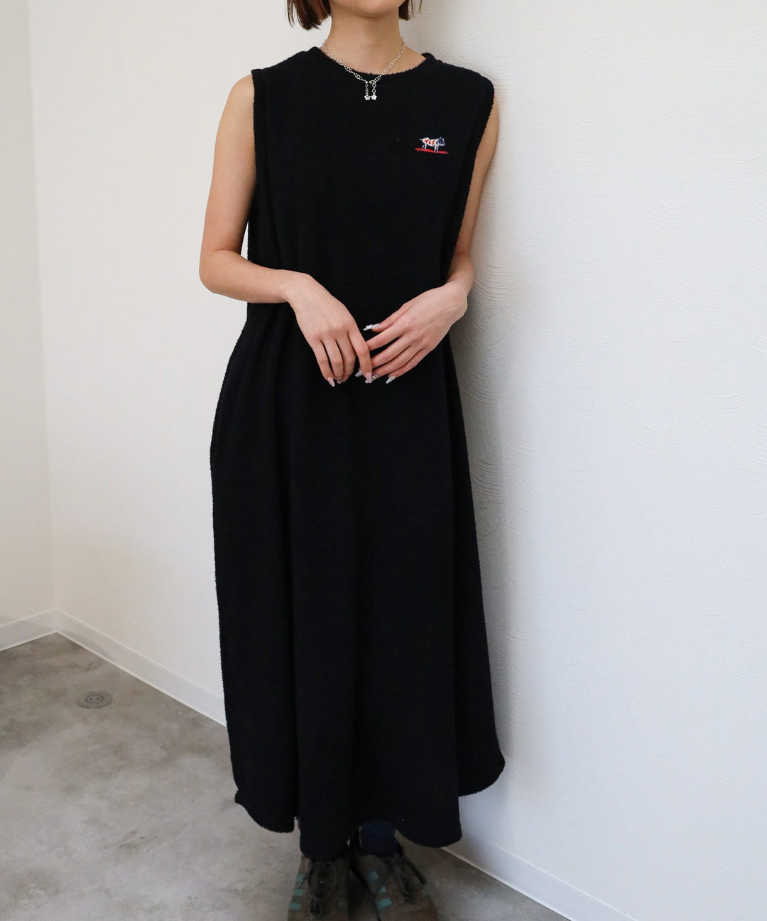 TES COMFORTABLE PILE NOSLEEVE ONE PIECE/ ワンピース – TES | THE