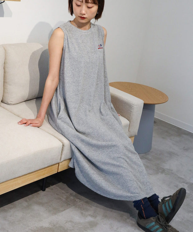 TES COMFORTABLE PILE NOSLEEVE ONE PIECE/ ワンピース