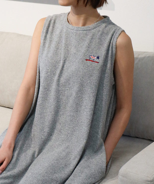 TES COMFORTABLE PILE NOSLEEVE ONE PIECE/ ワンピース