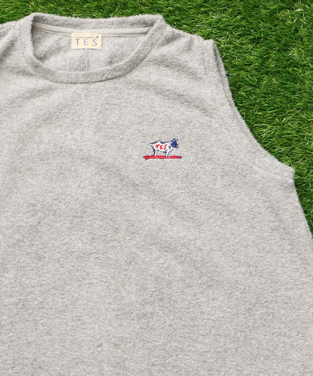 TES COMFORTABLE PILE NOSLEEVE ONE PIECE/ ワンピース