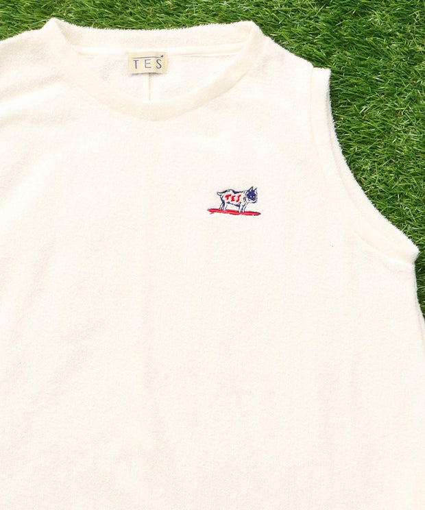 TES COMFORTABLE PILE NOSLEEVE ONE PIECE/ ワンピース
