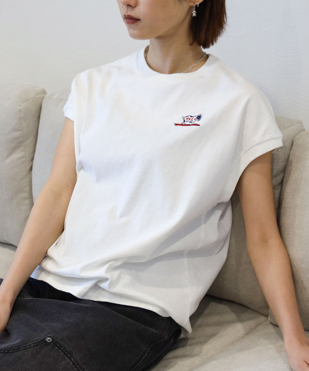 《6月下旬お届け予定》 TES ORGANIC COTTON FRENCH SLEEVE / Tシャツ