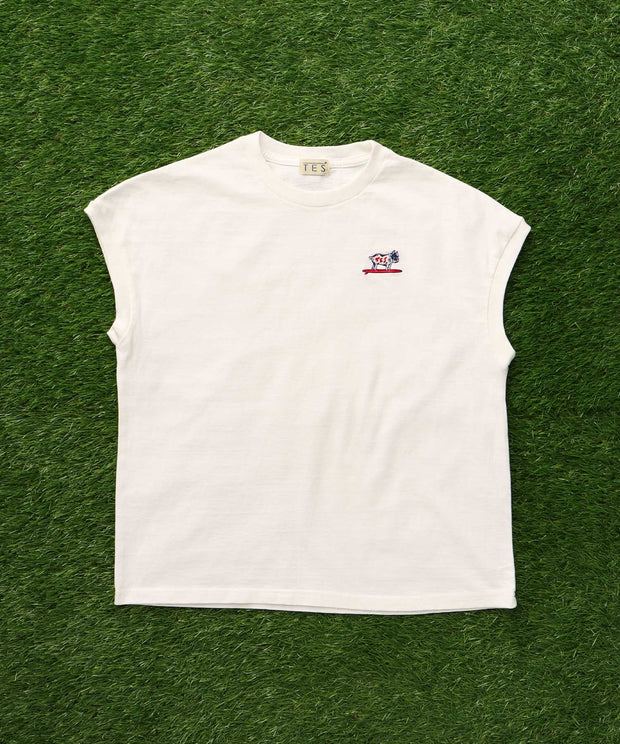 《6月下旬お届け予定》 TES ORGANIC COTTON FRENCH SLEEVE / Tシャツ