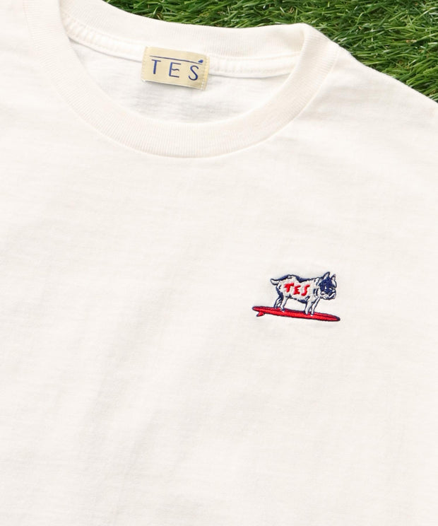 《6月下旬お届け予定》 TES ORGANIC COTTON FRENCH SLEEVE / Tシャツ