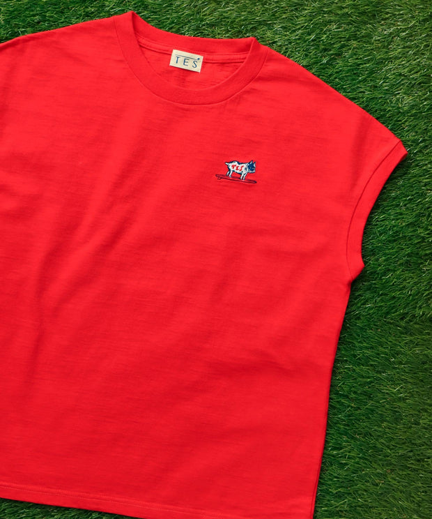 《6月下旬お届け予定》 TES ORGANIC COTTON FRENCH SLEEVE / Tシャツ
