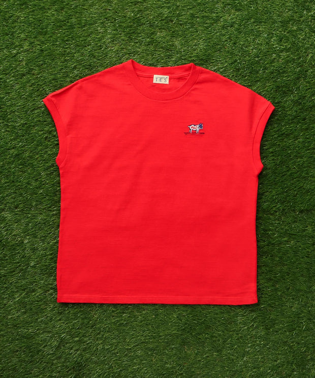 《6月下旬お届け予定》 TES ORGANIC COTTON FRENCH SLEEVE / Tシャツ