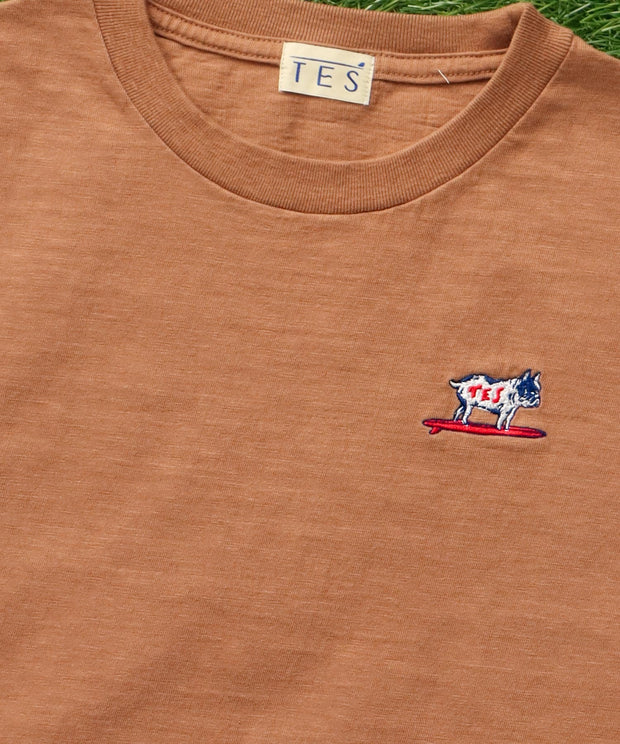 《6月下旬お届け予定》 TES ORGANIC COTTON FRENCH SLEEVE / Tシャツ