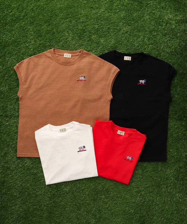 《6月下旬お届け予定》 TES ORGANIC COTTON FRENCH SLEEVE / Tシャツ