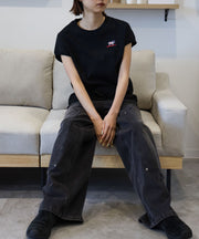 《6月下旬お届け予定》 TES ORGANIC COTTON FRENCH SLEEVE / Tシャツ