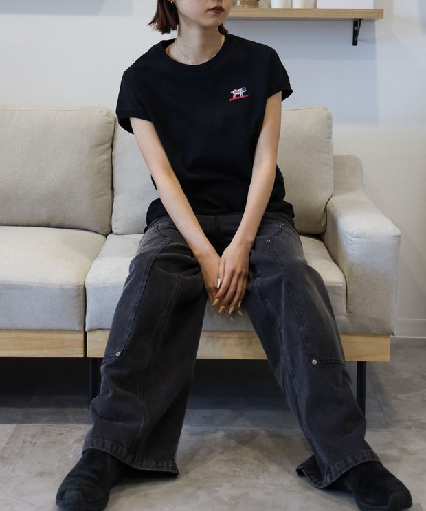 《6月下旬お届け予定》 TES ORGANIC COTTON FRENCH SLEEVE / Tシャツ