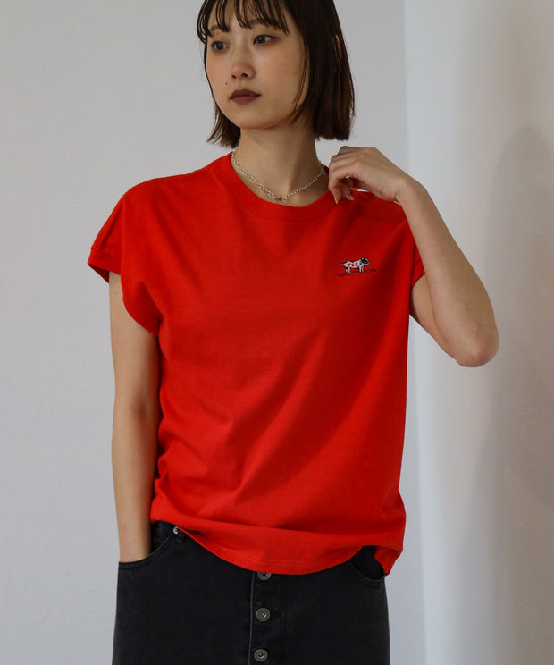 《6月下旬お届け予定》 TES ORGANIC COTTON FRENCH SLEEVE / Tシャツ