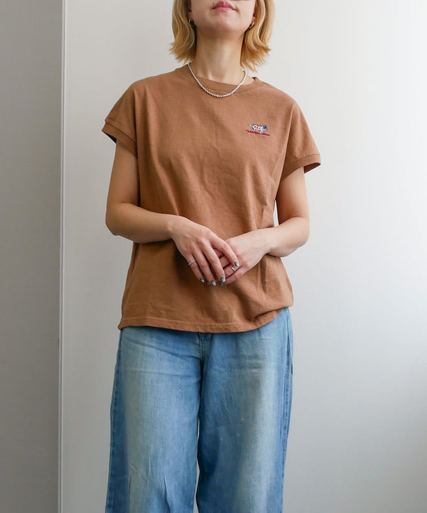 《6月下旬お届け予定》 TES ORGANIC COTTON FRENCH SLEEVE / Tシャツ