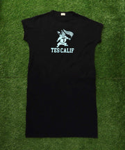 《6月下旬お届け予定》TES ORGANIC COTTON FLOCK COLLAGE BUHI ONE PIECE / ワンピース
