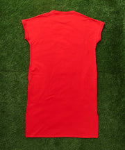 《6月下旬お届け予定》TES ORGANIC COTTON FLOCK COLLAGE BUHI ONE PIECE / ワンピース