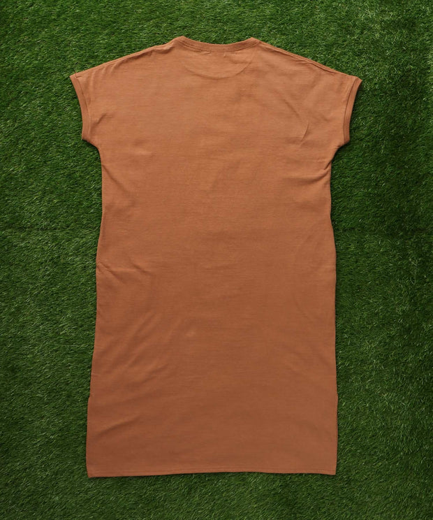 《6月下旬お届け予定》TES ORGANIC COTTON FLOCK COLLAGE BUHI ONE PIECE / ワンピース