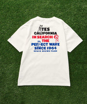 【WEB / FLAG SHOP限定】TES 3COLOR LOGO FLOCK PT T-SHIRT / Tシャツ