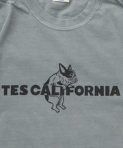 《6月下旬お届け予定》【WEB / FLAG SHOP限定】TES CALIFORNIA PIGMENT DYE T-SHIRT /ピグメント・半袖T