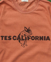 《6月下旬お届け予定》【WEB / FLAG SHOP限定】TES CALIFORNIA PIGMENT DYE T-SHIRT /ピグメント・半袖T