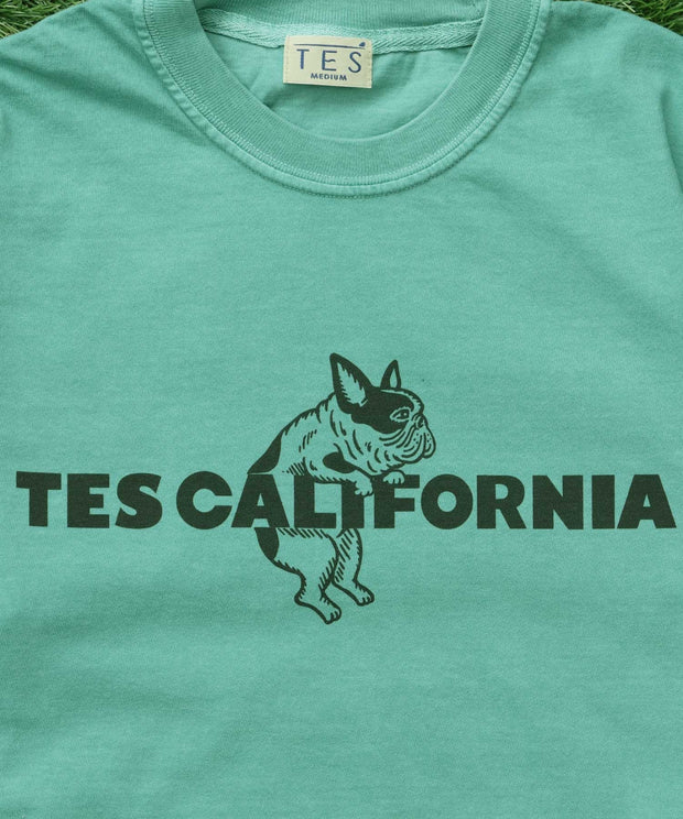 《6月下旬お届け予定》【WEB / FLAG SHOP限定】TES CALIFORNIA PIGMENT DYE T-SHIRT /ピグメント・半袖T