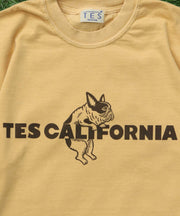 《6月下旬お届け予定》【WEB / FLAG SHOP限定】TES CALIFORNIA PIGMENT DYE T-SHIRT /ピグメント・半袖T