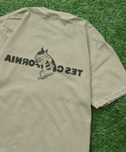 《6月下旬お届け予定》【WEB / FLAG SHOP限定】TES CALIFORNIA PIGMENT DYE T-SHIRT /ピグメント・半袖T