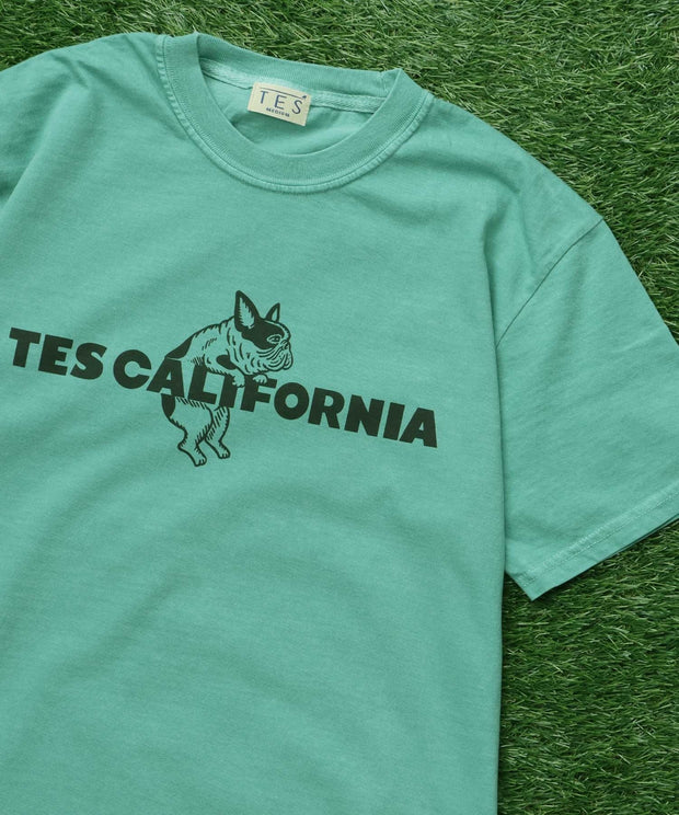 《6月下旬お届け予定》【WEB / FLAG SHOP限定】TES CALIFORNIA PIGMENT DYE T-SHIRT /ピグメント・半袖T