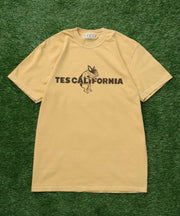 《6月下旬お届け予定》【WEB / FLAG SHOP限定】TES CALIFORNIA PIGMENT DYE T-SHIRT /ピグメント・半袖T