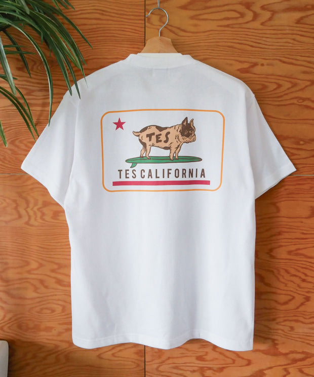 《7月中旬お届け予定》【WEB / FLAG SHOP限定】ORGANIC COTTON CALIFORNIA T-SHIRT /オーバーサイズ・半袖T
