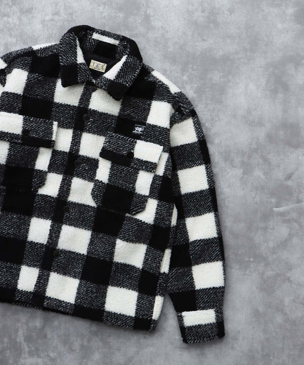 《再入荷》TES BOA SURF CHECK JACKET / ボアジャケット