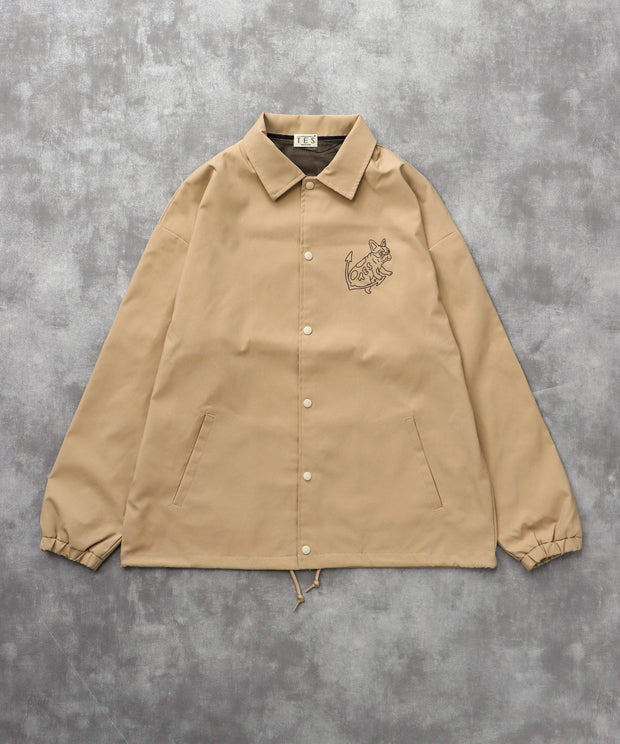 《10月下旬お届け予定》TES BANDANA LOGO COACH JACKET / コーチジャケット