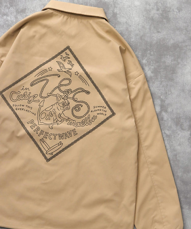 《10月下旬お届け予定》TES BANDANA LOGO COACH JACKET / コーチジャケット