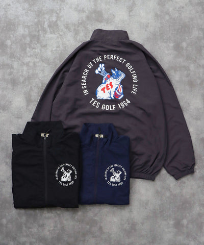 《10月下旬お届け予定》TES GOLF NYLON TRACK JACKET / ナイロンジャケット