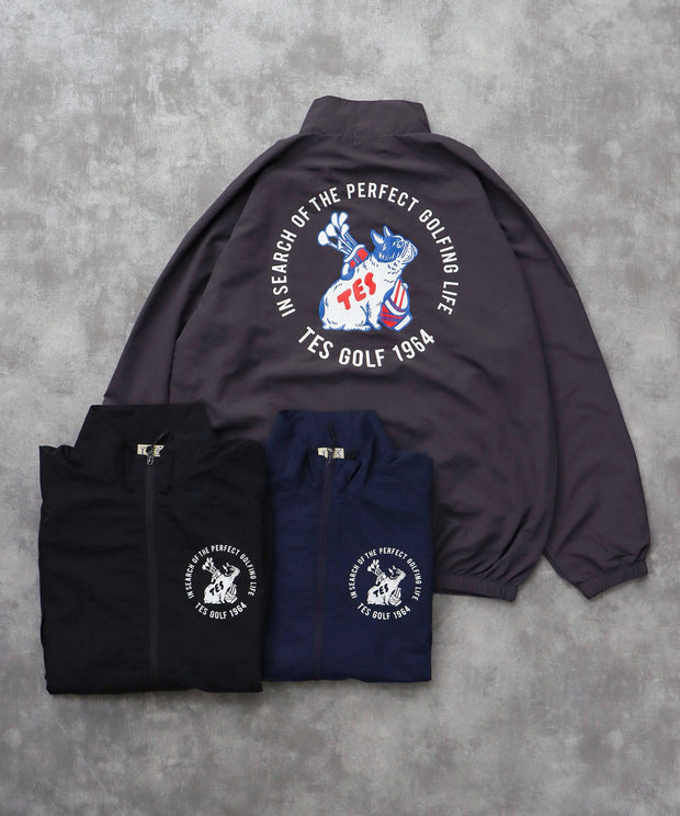 《10月下旬お届け予定》TES GOLF NYLON TRACK JACKET / ナイロンジャケット