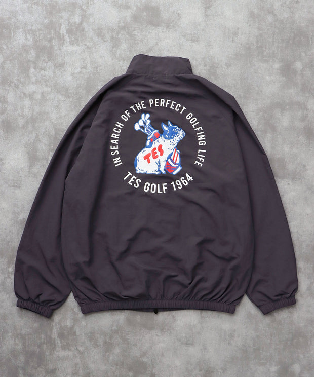 《10月下旬お届け予定》TES GOLF NYLON TRACK JACKET / ナイロンジャケット