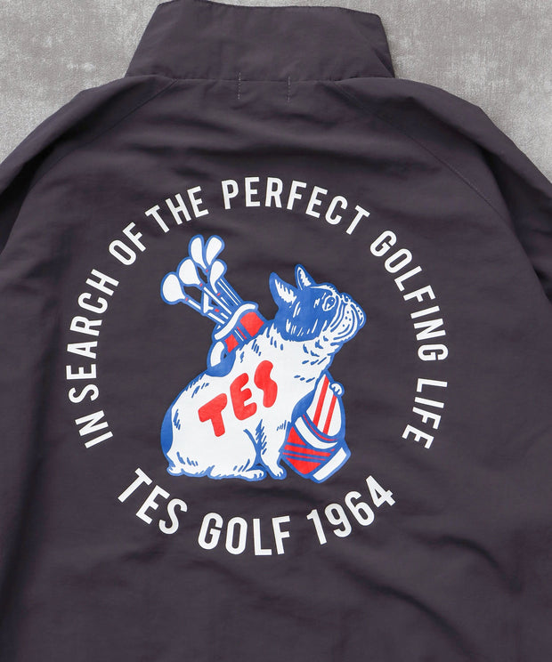 《10月下旬お届け予定》TES GOLF NYLON TRACK JACKET / ナイロンジャケット