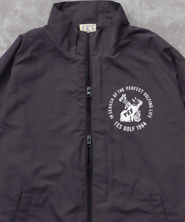 《10月下旬お届け予定》TES GOLF NYLON TRACK JACKET / ナイロンジャケット
