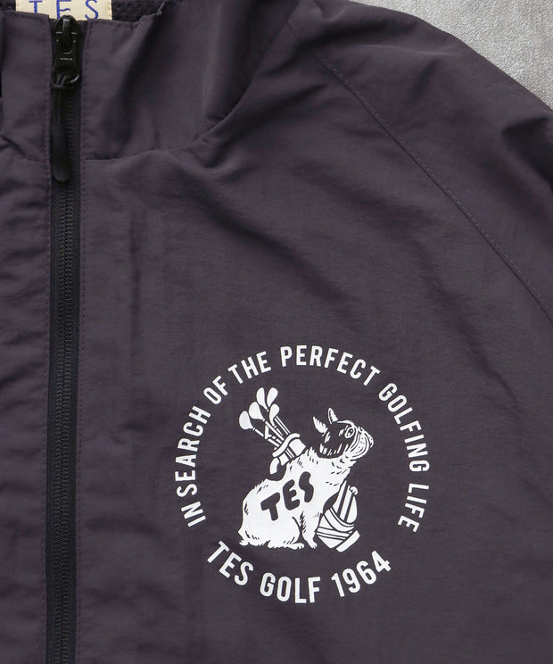 《10月下旬お届け予定》TES GOLF NYLON TRACK JACKET / ナイロンジャケット