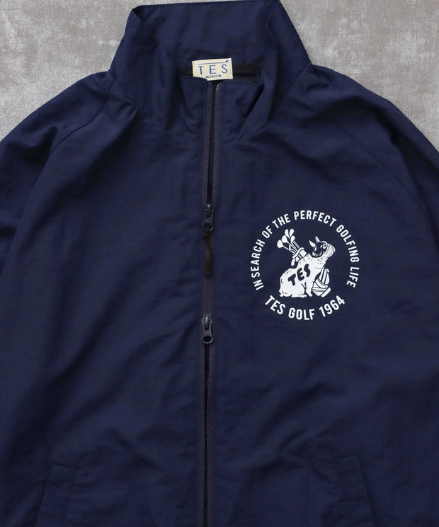 《10月下旬お届け予定》TES GOLF NYLON TRACK JACKET / ナイロンジャケット