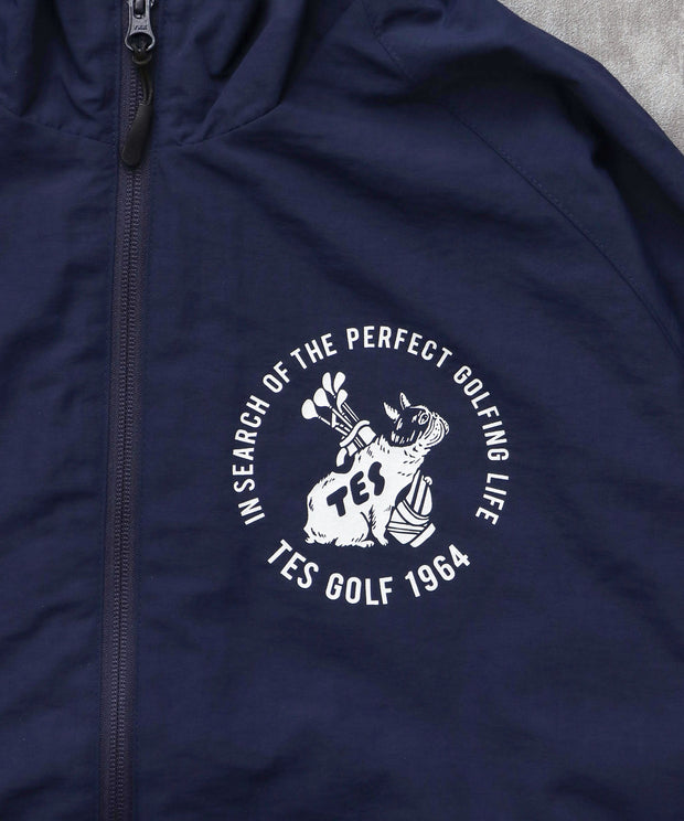 《10月下旬お届け予定》TES GOLF NYLON TRACK JACKET / ナイロンジャケット