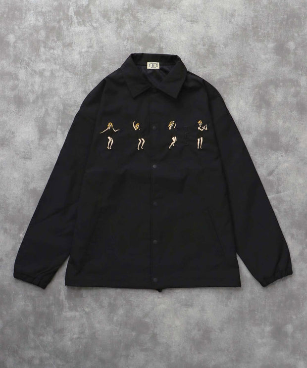 《10月下旬お届け予定》TES GOGO DANCER EMB COACH JACKET / コーチジャケット