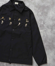 《10月下旬お届け予定》TES GOGO DANCER EMB COACH JACKET / コーチジャケット