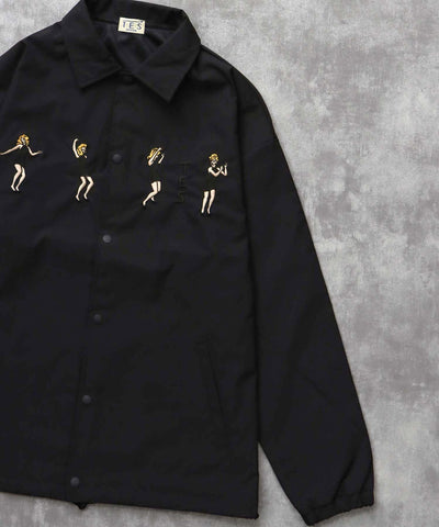 《10月下旬お届け予定》TES GOGO DANCER EMB COACH JACKET / コーチジャケット