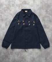 《10月下旬お届け予定》TES GOGO DANCER EMB COACH JACKET / コーチジャケット