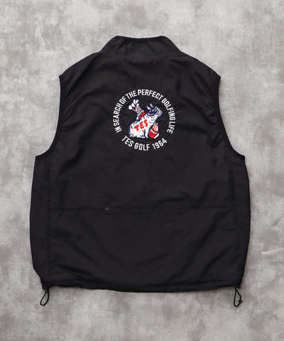《10月下旬お届け予定》TES GOLF NYLON VEST / ナイロンベスト