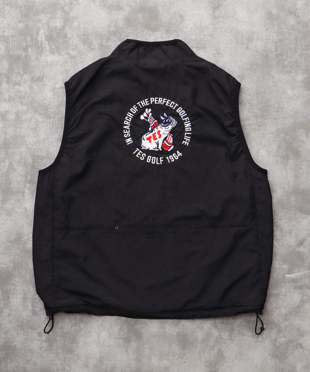 《10月下旬お届け予定》TES GOLF NYLON VEST / ナイロンベスト