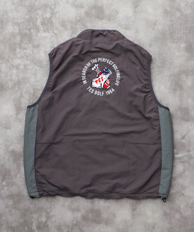 《10月下旬お届け予定》TES GOLF NYLON VEST / ナイロンベスト
