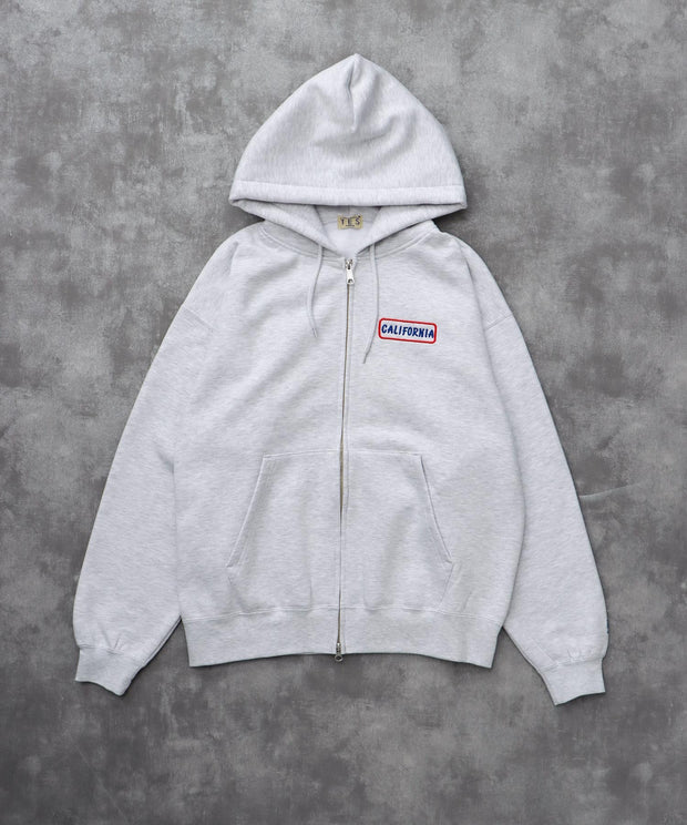 《10月下旬お届け予定》TES GOOD TIMES EMB BIG SWEAT ZIP PARKA / スウェットパーカー