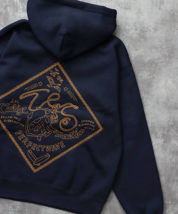 《10月下旬お届け予定》TES BANDANA EMB BIG SWEAT PARKA / スウェットパーカー