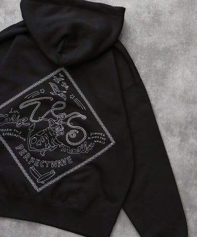 《10月下旬お届け予定》TES BANDANA EMB BIG SWEAT PARKA / スウェットパーカー